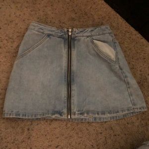 jean skirt